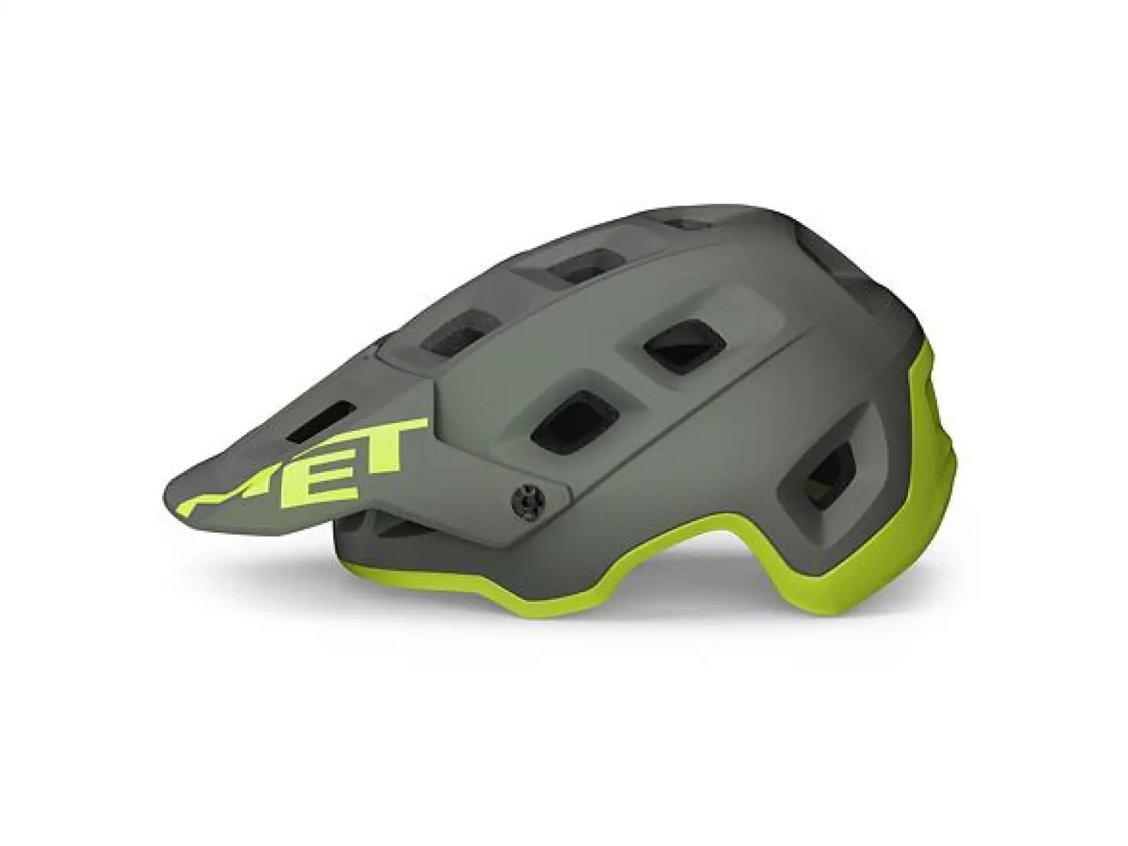 MET Terranova kask Gray/Lime Matt