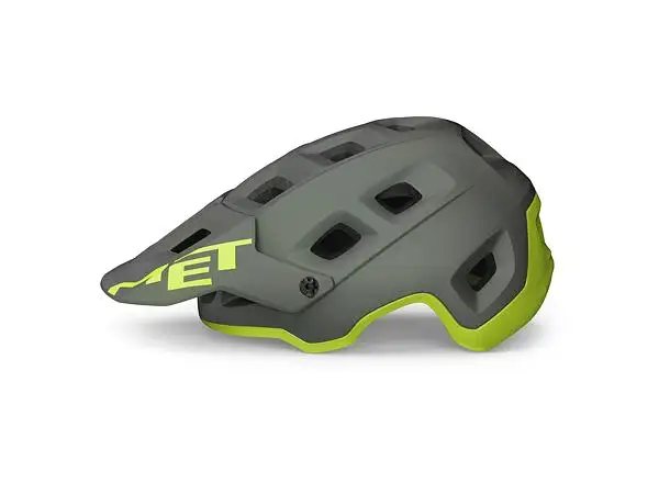 MET Terranova kask Gray/Lime Matt