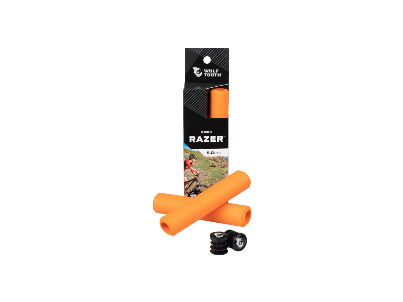 Wolf Tooth Razer 5 mm chwyty pomarańczowa