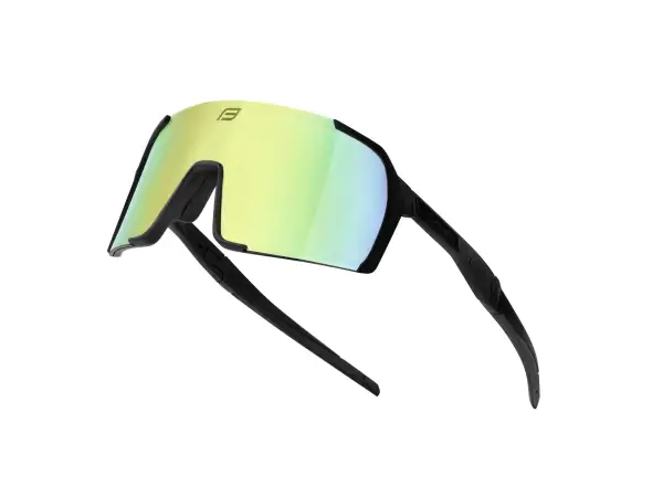 Force Glare okulary czarne/żółte lustrzane szkło