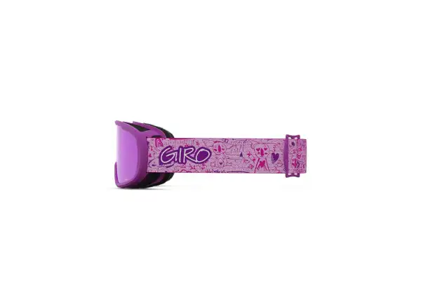 Giro Buster dziecięce gogle narciarskie Purple Koala/Amber Pink