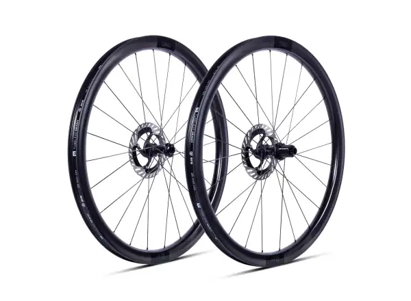 Ere Research Tenaci GA 40 Aero gravel zaplecione koła bębenek Shimano Glossy Black/Black