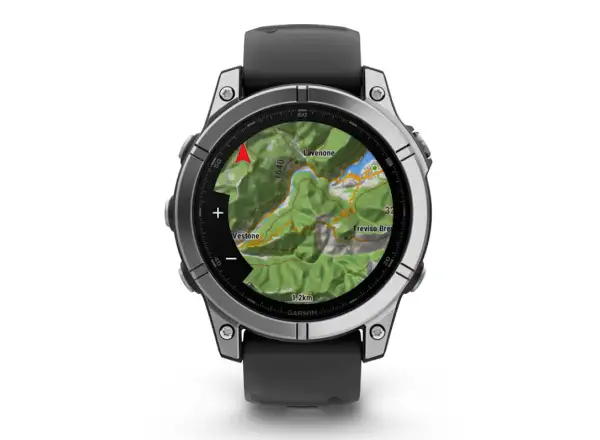 Garmin fenix E - 47 mm AMOLED inteligentny zegarek Slate Grey Steel