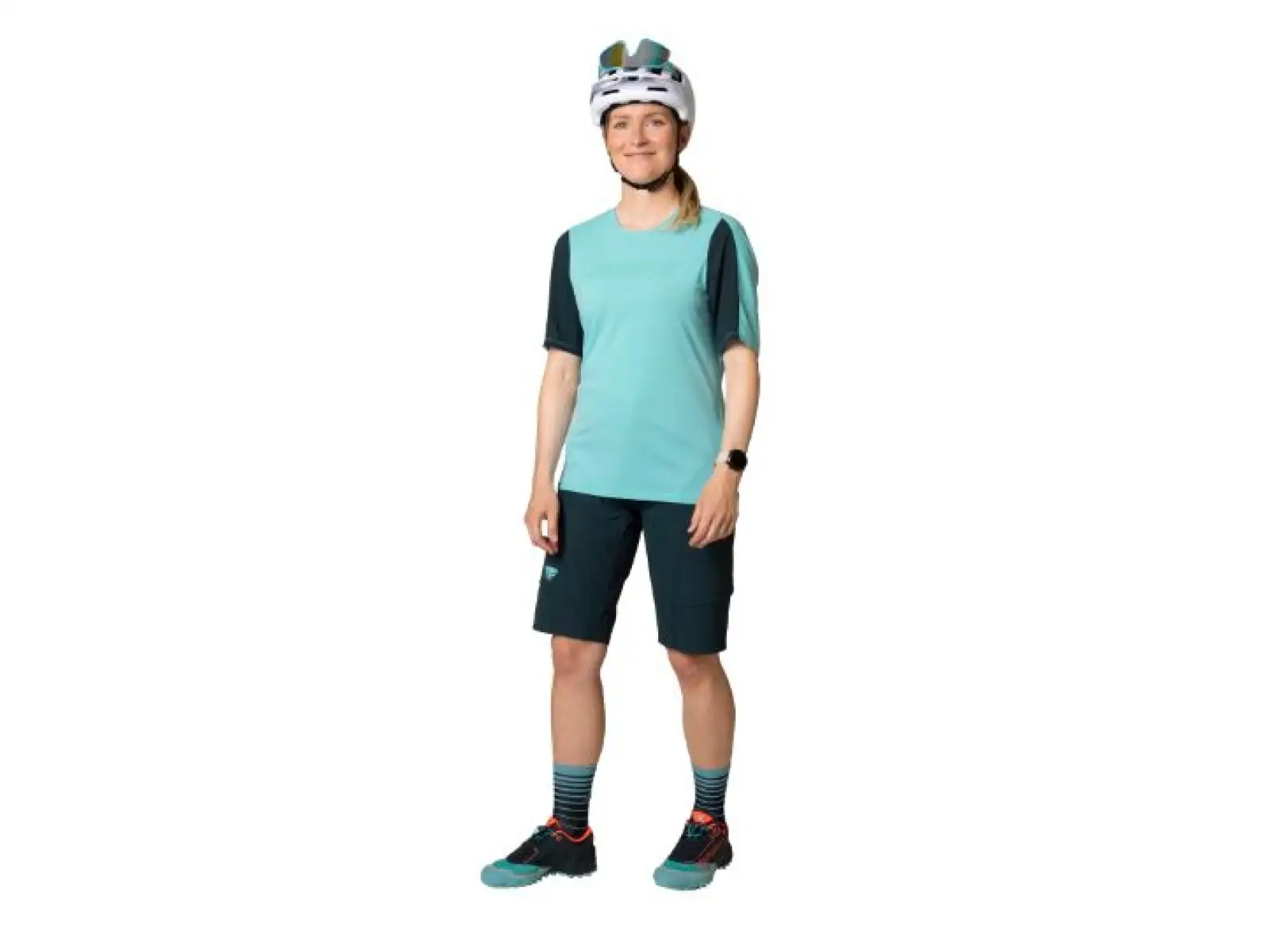 Dynafit Ride Dynastretch damskie MTB szorty Blueberry/Marine Blue