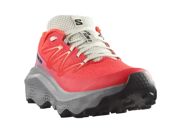 Salomon Ultra Flow 2 damskie buty do biegania Coral Neon Flame/Gull/Icicle