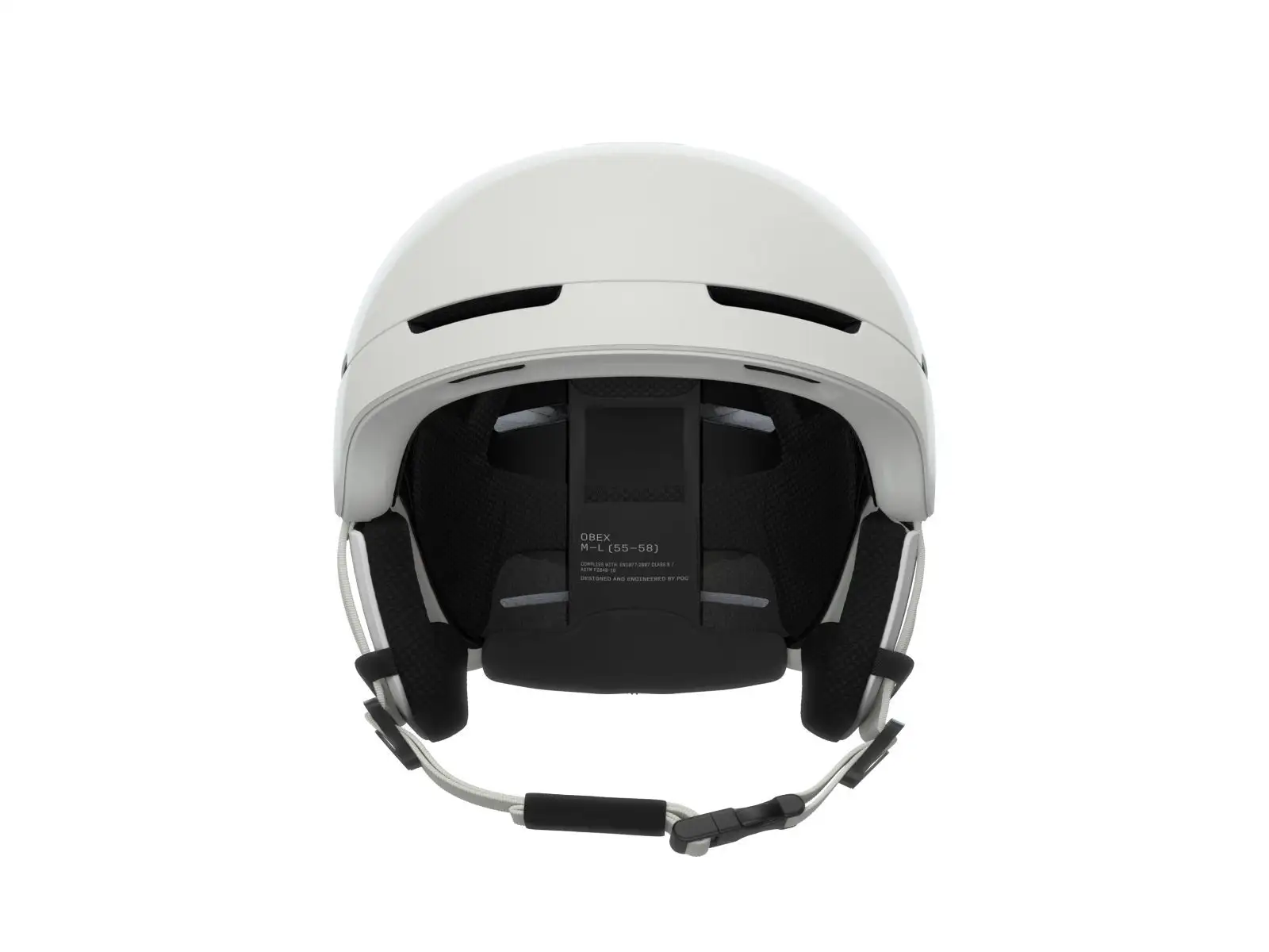 POC Obex MIPS kask narciarski Hydrogen White/Fluorescent Orange