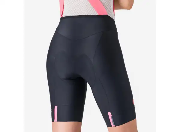Castelli Giro Prima 2 damskie spodenki z szelkami i wkładką Nero/Rossa