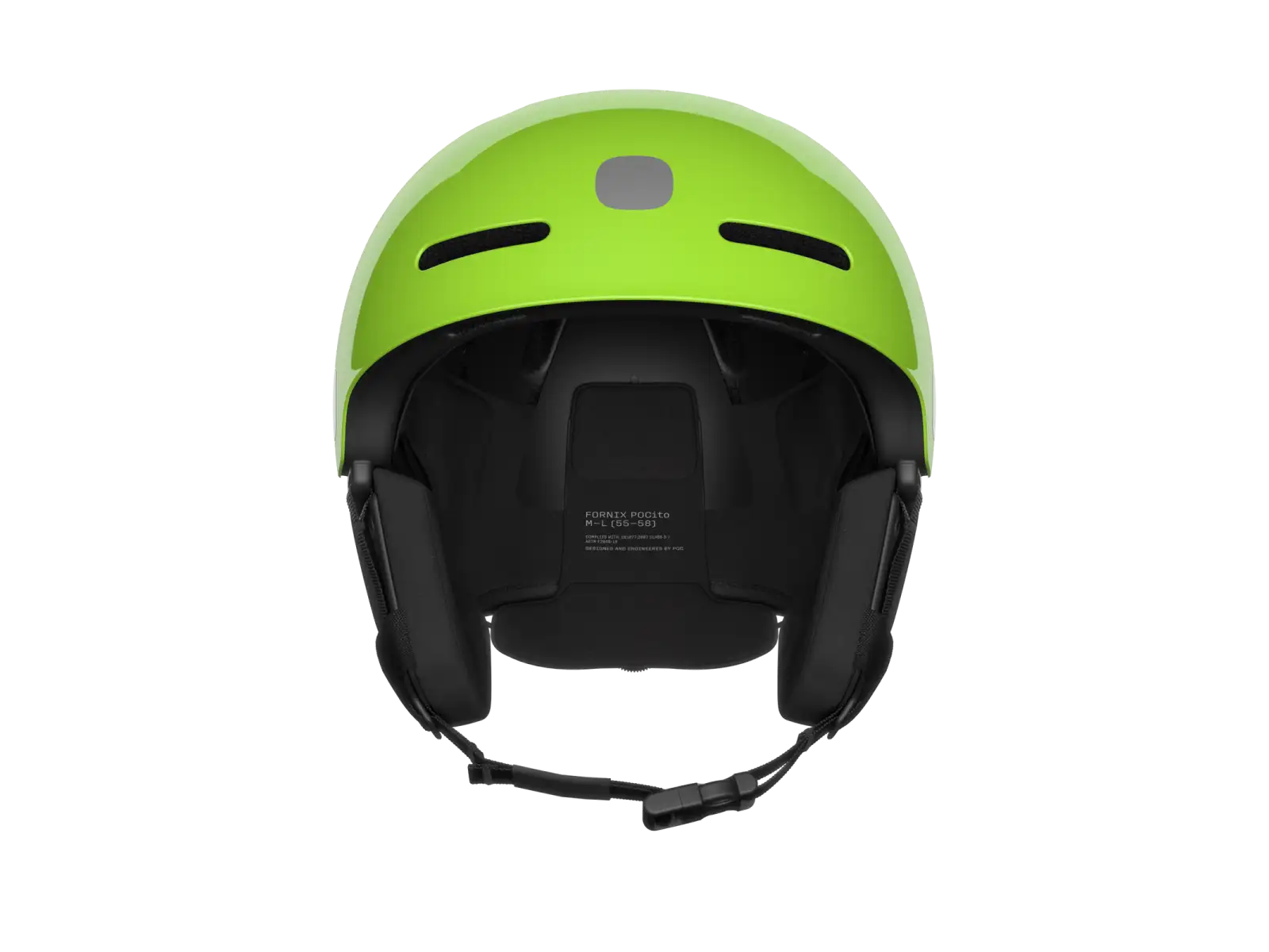 POC POCito Fornix MIPS dziecięcy kask narciarski Fluorescent Yellow/Green