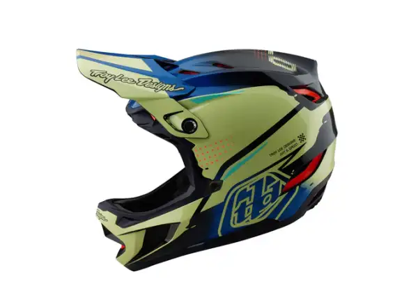 Troy Lee Designs D4 Composite kask Drip Glo Yellow