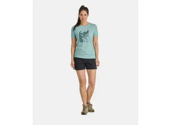 Ortovox 120 Cool Tec Mtn Cut damski t-shirt krótki rękaw Aquatic Ice M