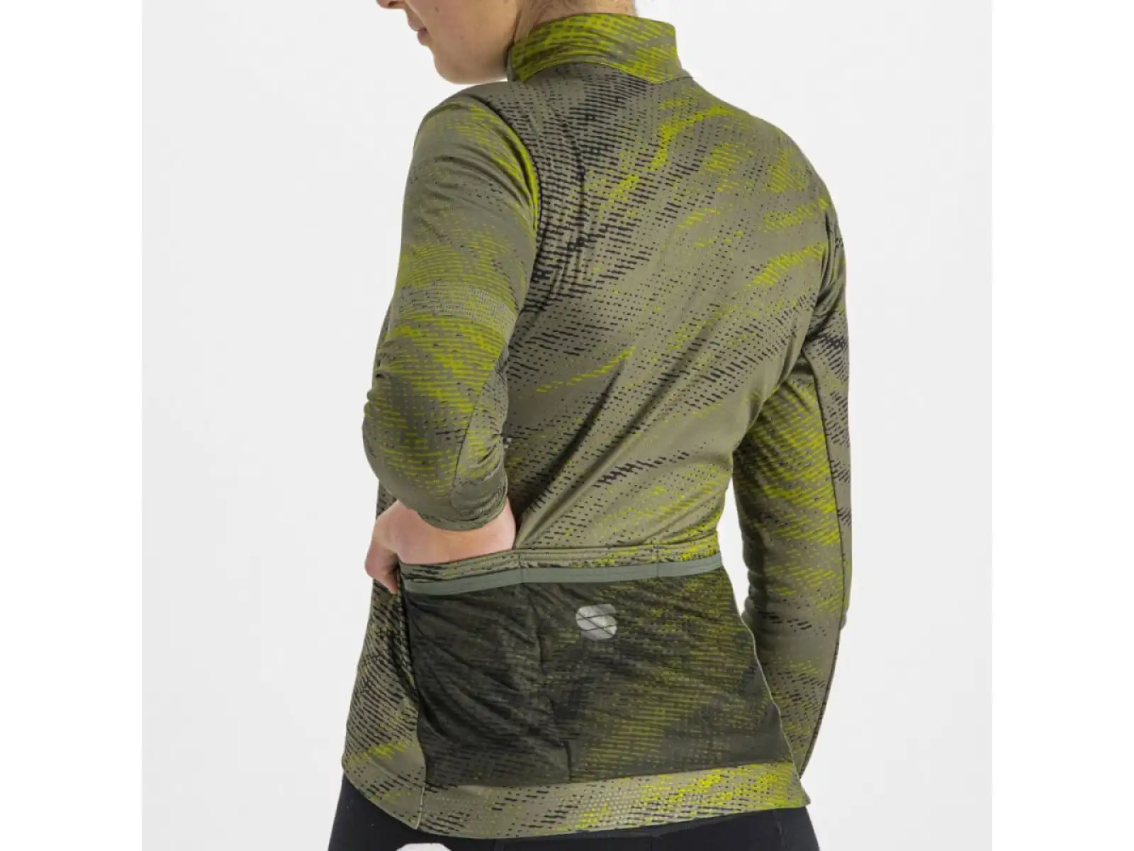 Sportful Cliff Supergiara Thermal damska koszulka dlugi rekaw beetle guacamole black