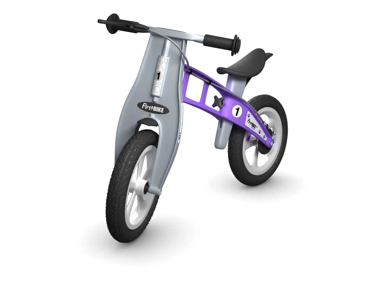 First Bike Street rowerek biegowy dla dzieci fioletowa