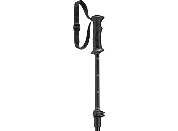 Leki Rider Vario dziecięce kije narciarskie zjazdowe Black-warm Grey light, 85 - 105 cm