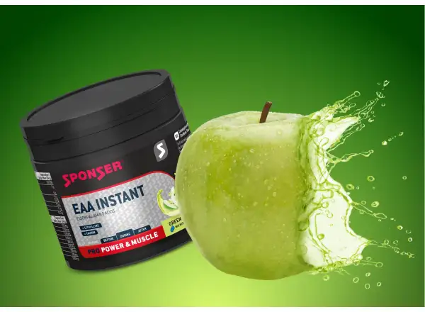 Sponser EAA Instant 300 g Aminokwasy w proszku Green Apple
