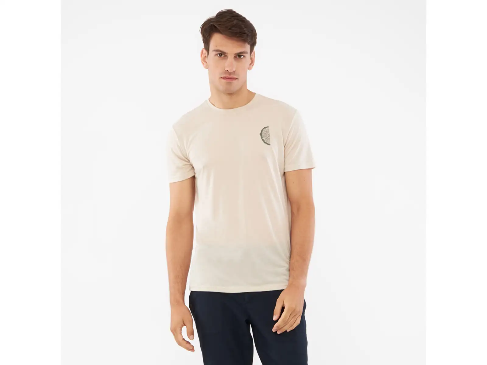 Viking Rune męska koszulka krótki rękaw beige/olive