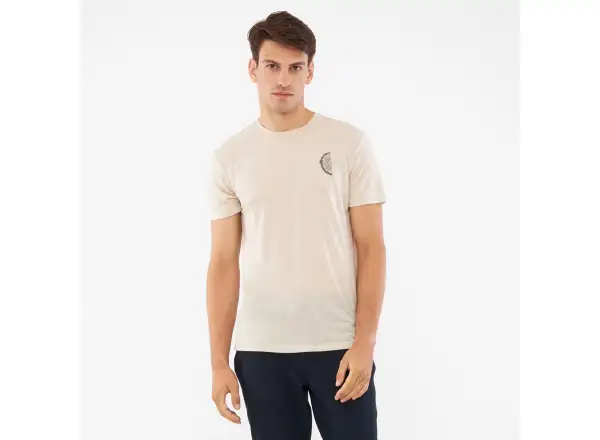Viking Rune męska koszulka krótki rękaw beige/olive