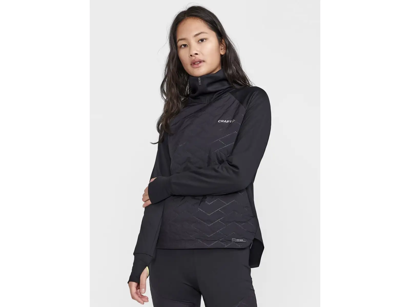 Craft ADV SubZ Sweater damska kurtka do biegania czarna
