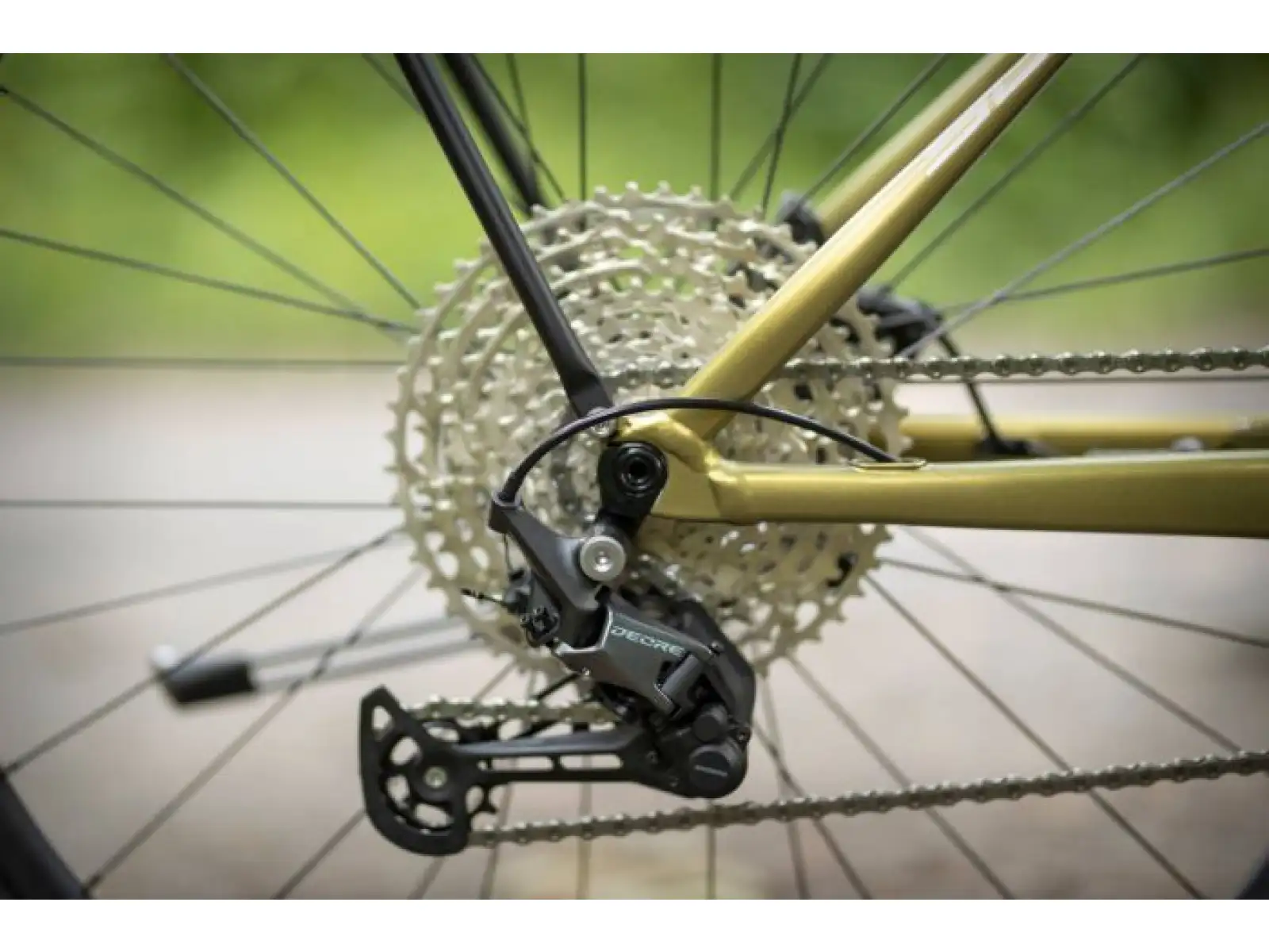 Superior eXR 6090 Touring trekkingowy rower elektryczny Matte Olive Metallic/Chrome Silver