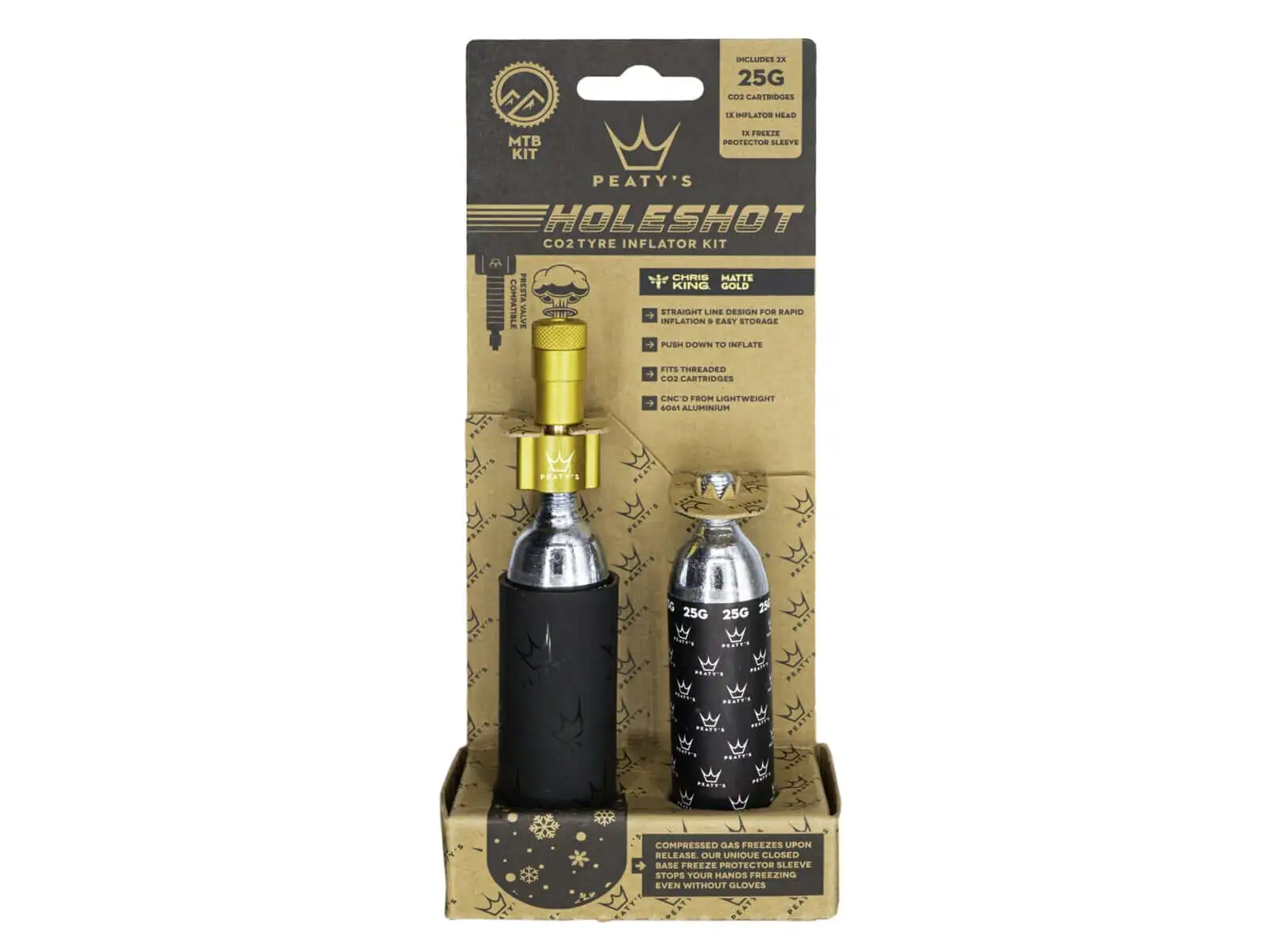 Peatys Holeshot CO2 zestaw 25 g Gold