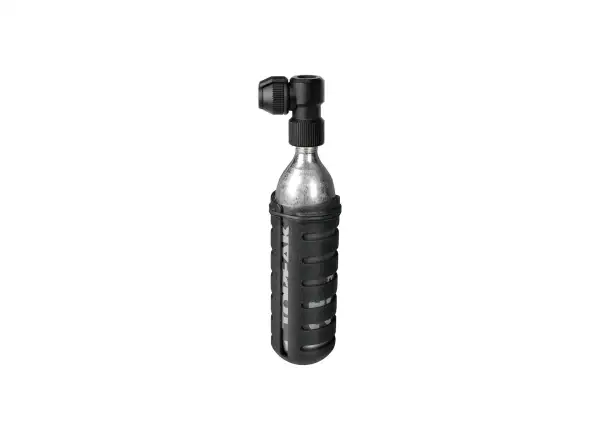 Topeak Nano AirBooster L pompka czarna + 16g CO2 wkład