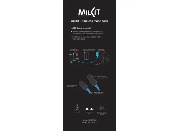 milKit booster 2w1 pompa ciśnieniowa 0,6 l czarna