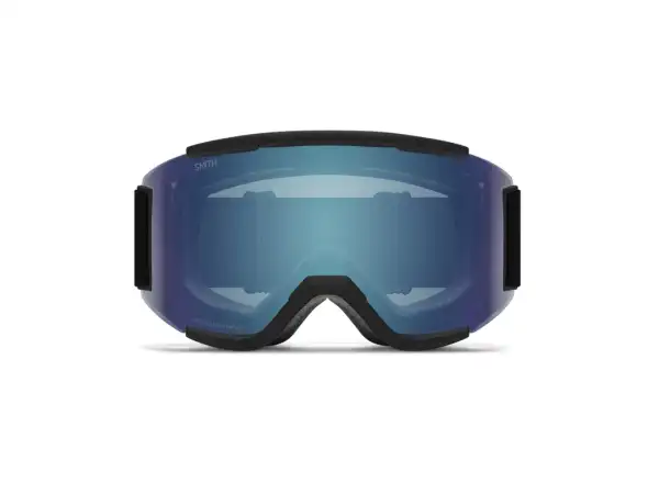 Smith Squad gogle narciarskie Black / ChromaPop Everyday Blue Mirror + Yellow