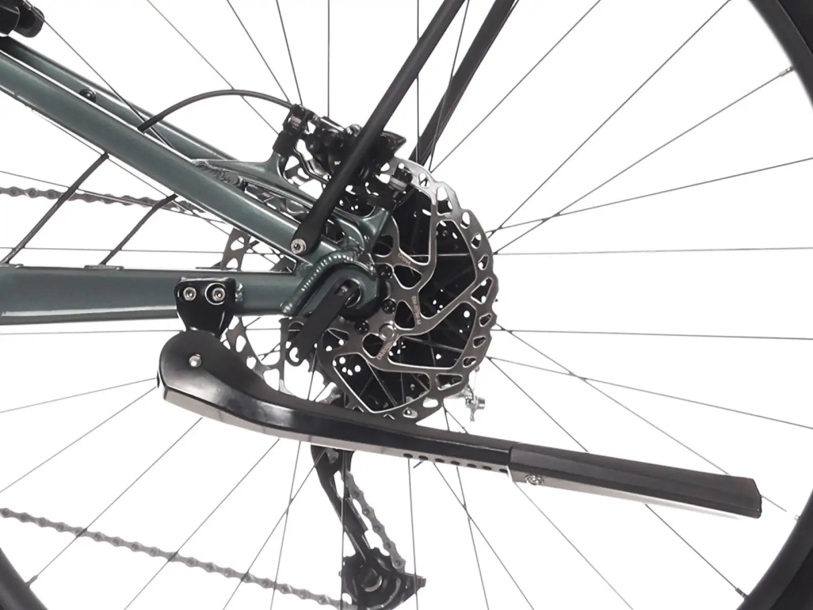 Rock Machine Crossride e450 FS niskie wejście całkowicie zawieszony rower elektryczny Ocean Grey/Black