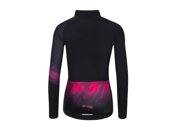 Force Ridge Lady damski dres długi rękaw czarna/różowa