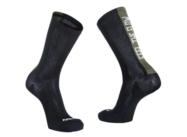 Northwave Feel The Flow skarpety Black/Forest Green