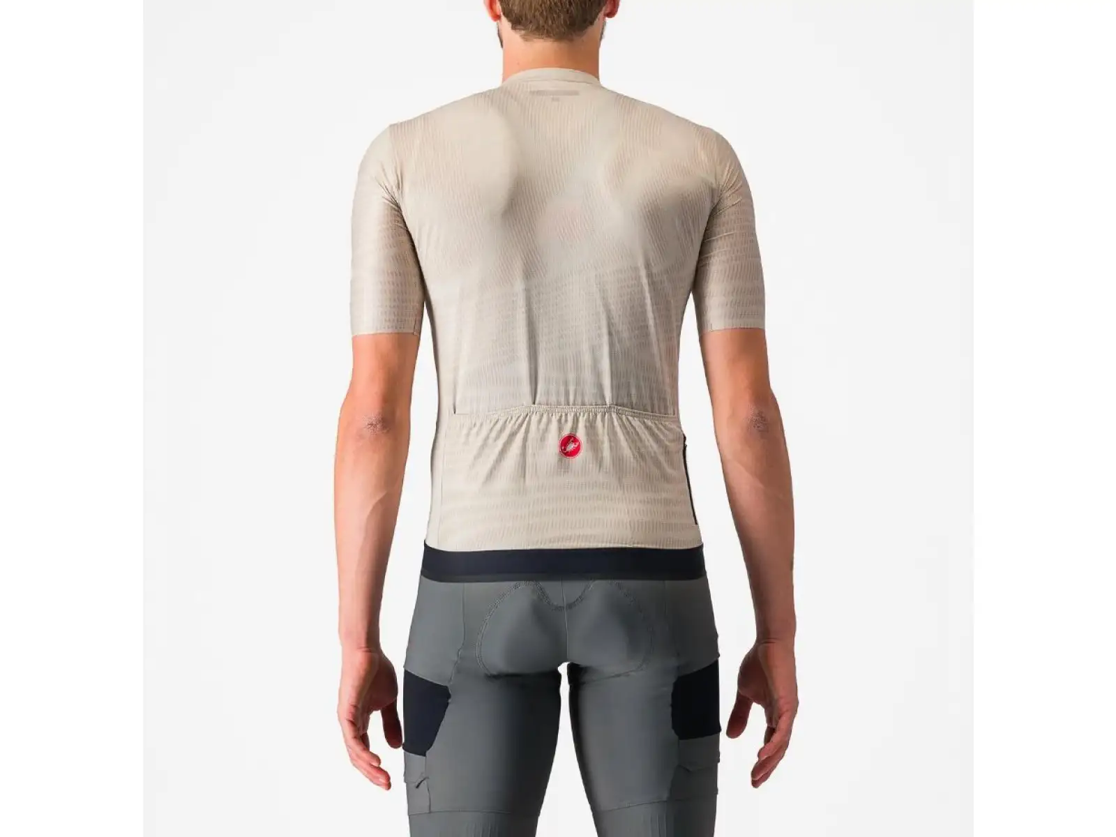 Castelli Unlimited Endurance męska koszulka z krótkim rękawem Silver Moon