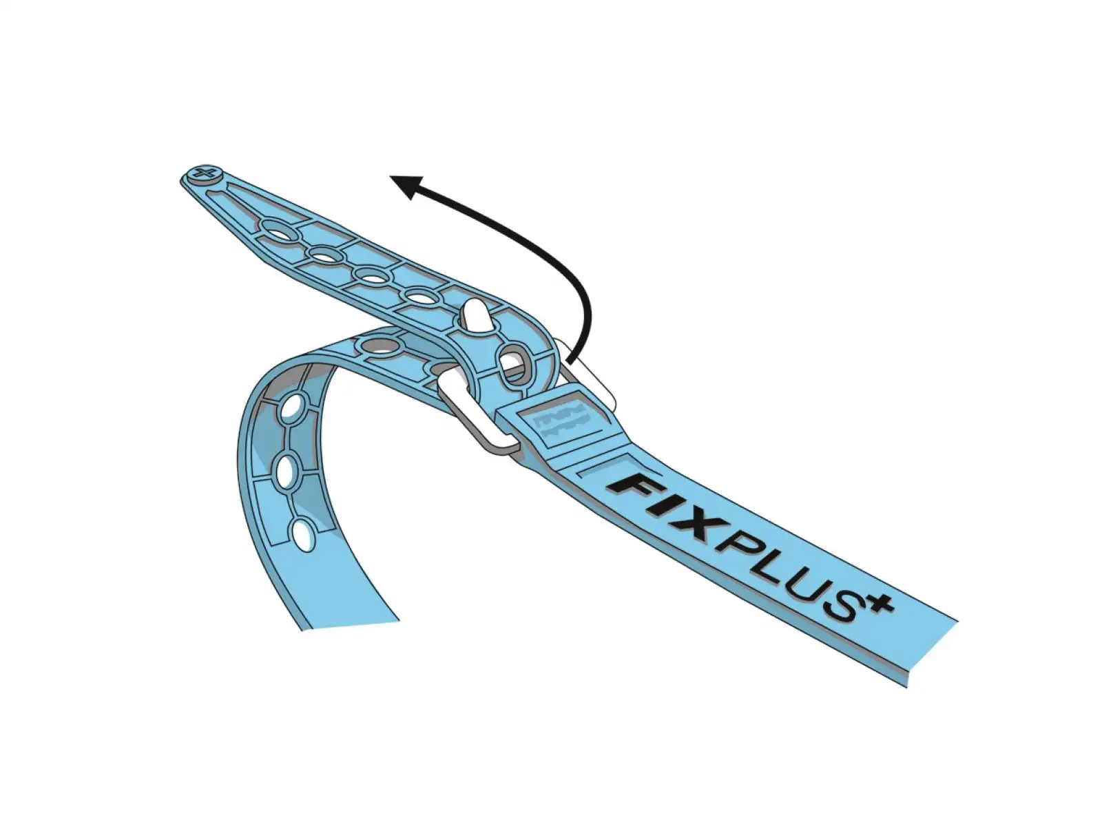 Fixplus Strap opaska zaciskowa 660 mm czarna