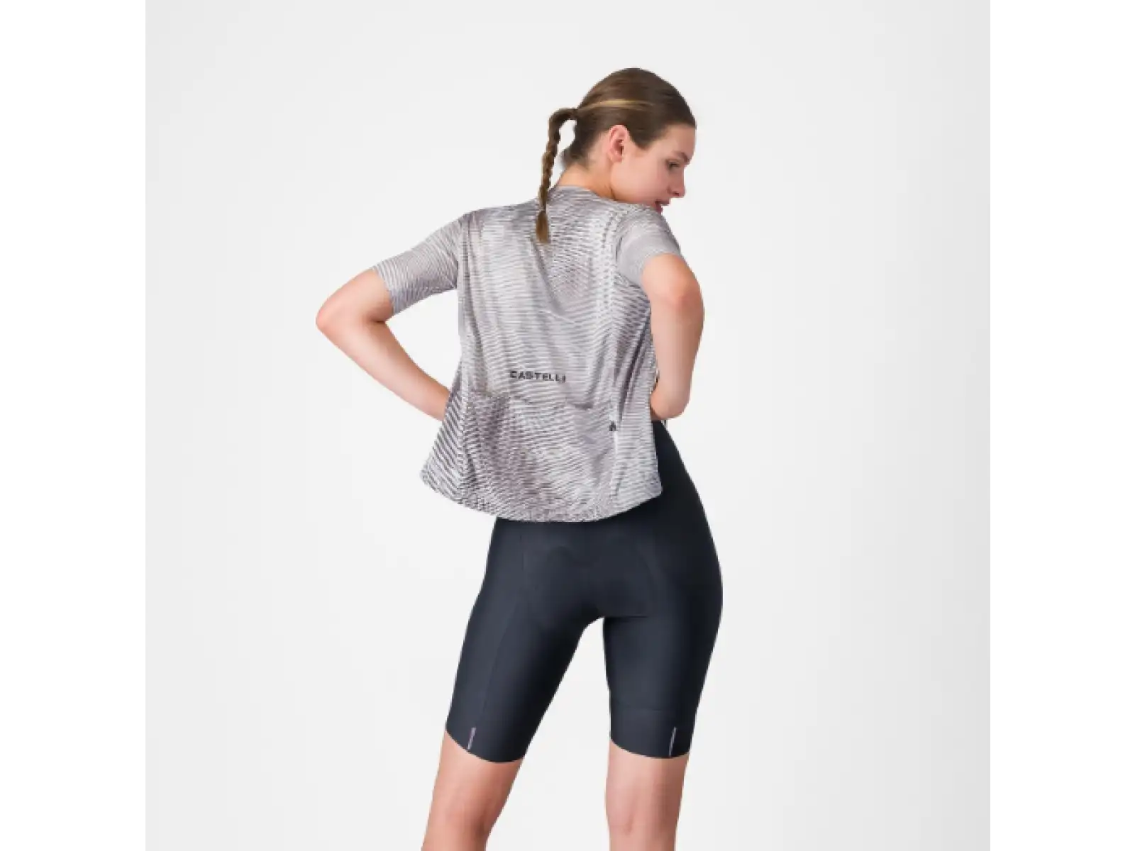 Castelli Prima 2 DT damskie spodenki rowerowe na szelkach Black/Black