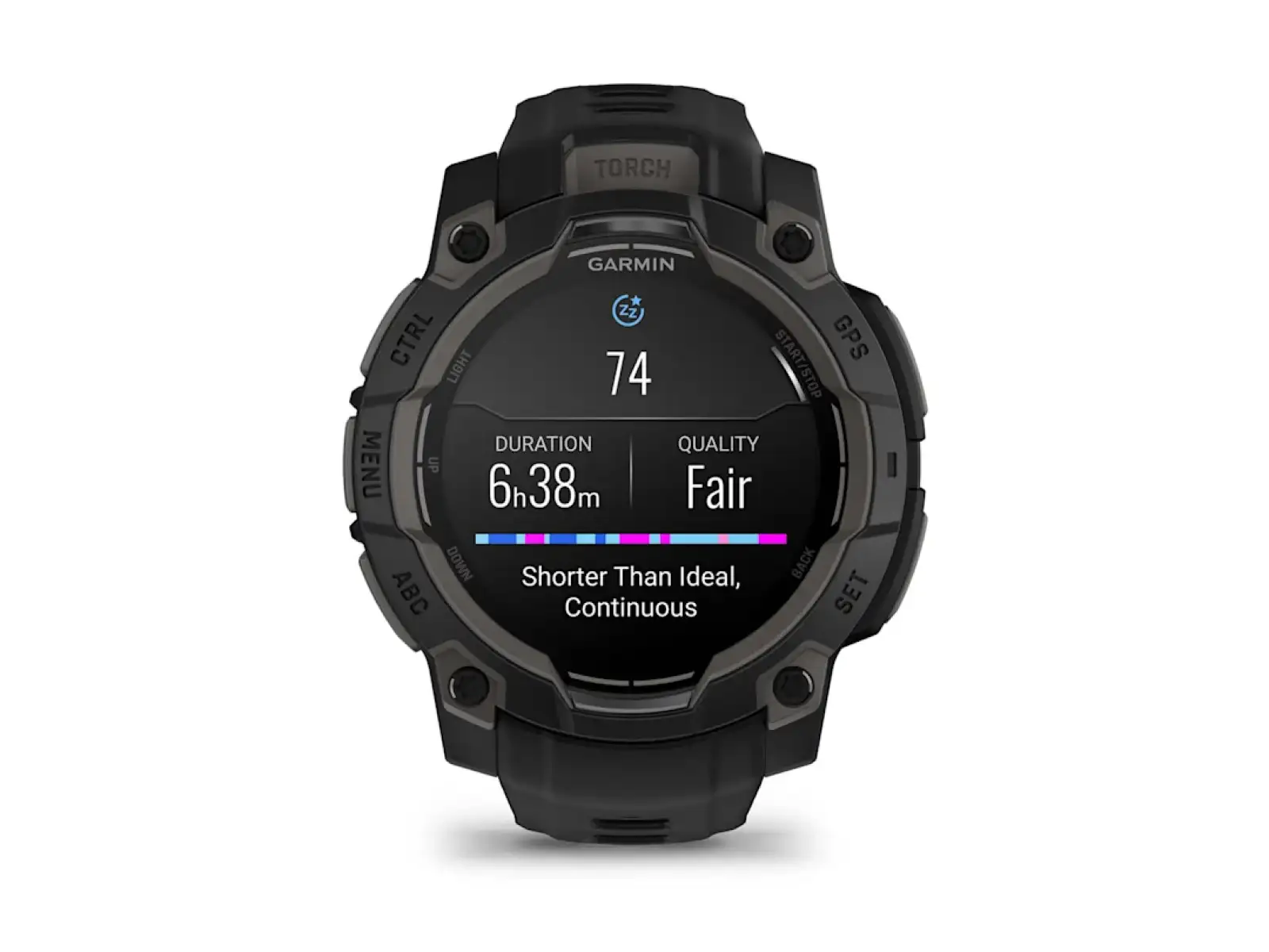 Garmin Instinct 3 Amoled 45 mm inteligentny zegarek Black/Black pasek
