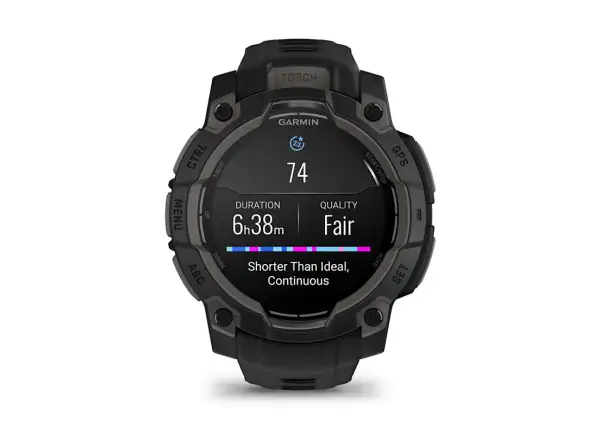 Garmin Instinct 3 Amoled 45 mm inteligentny zegarek Black/Black pasek