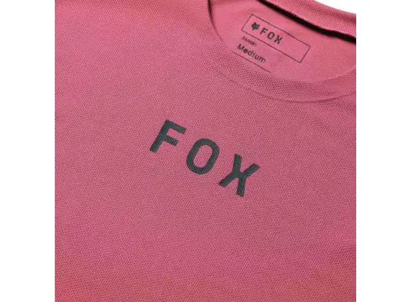 Fox Ranger Wordmark męska koszulka z krótkim rękawem Berry
