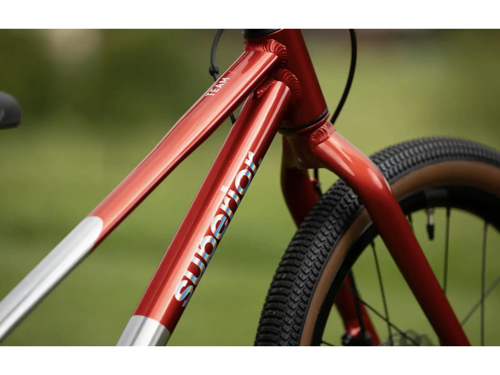 Superior TEAM 20 rower dziecięcy Gloss Brushed Alu / Red