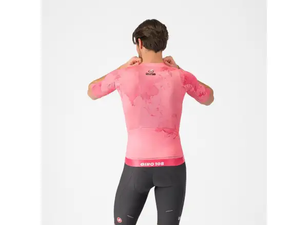 Castelli Giro 108 Race 8S męska koszulka z krótkim rękawem Rosa Giro