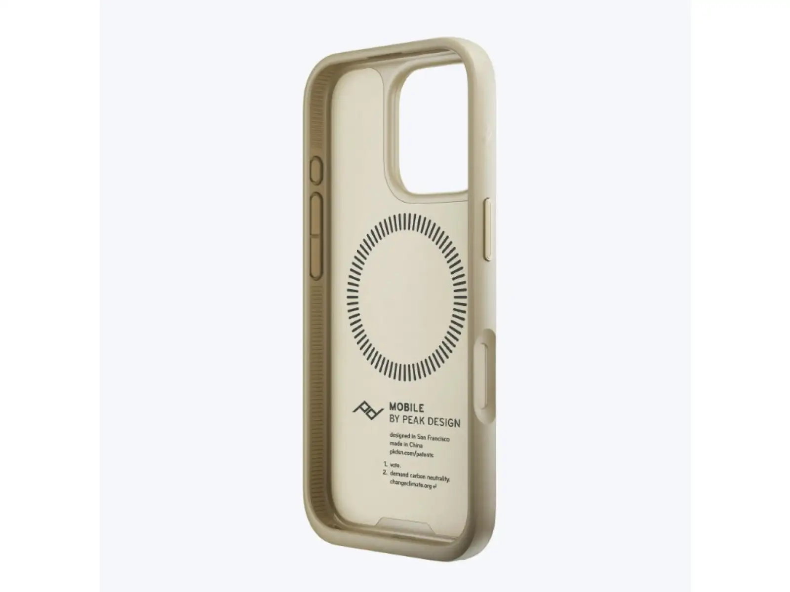Peak Design Mobile Everyday Clarino Case iPhone 16 Pro pokrowiec na telefon Bone