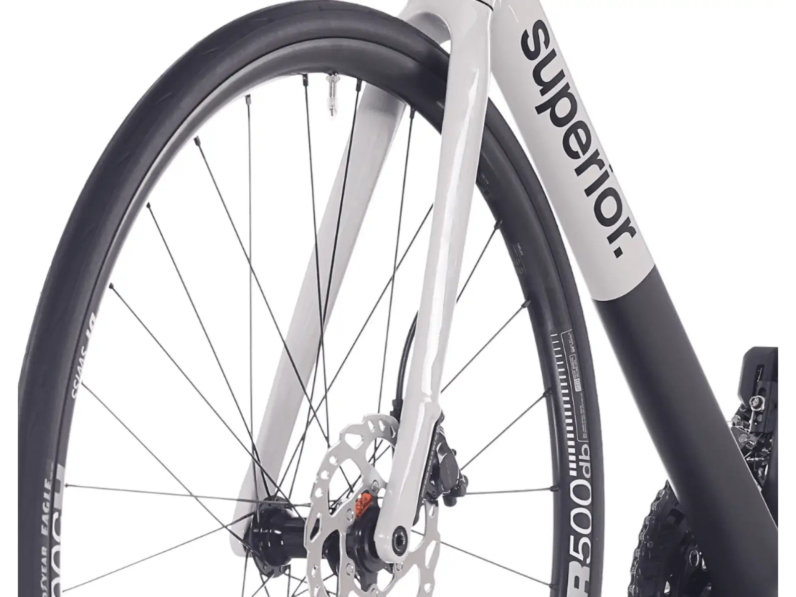 Superior RR 9.5 rower szosowy Matte Carbon / White