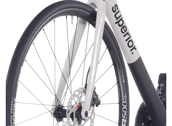 Superior RR 9.5 rower szosowy Matte Carbon / White