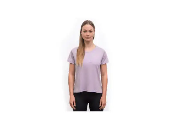 Sensor Merino Blend Elements damska koszulka krotki rekaw Mystic Violet