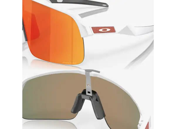 Oakley Sutro Lite okulary przeciwsłoneczne Matte White/Prizm Ruby