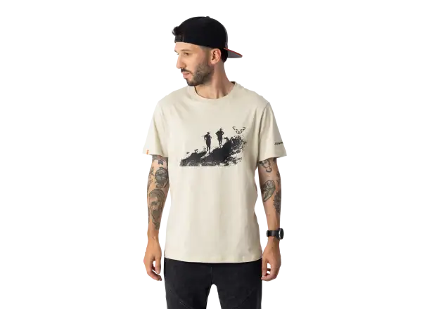 Dynafit Graphic Cotton męska koszulka z krótkim rękawem Overcast/Runners