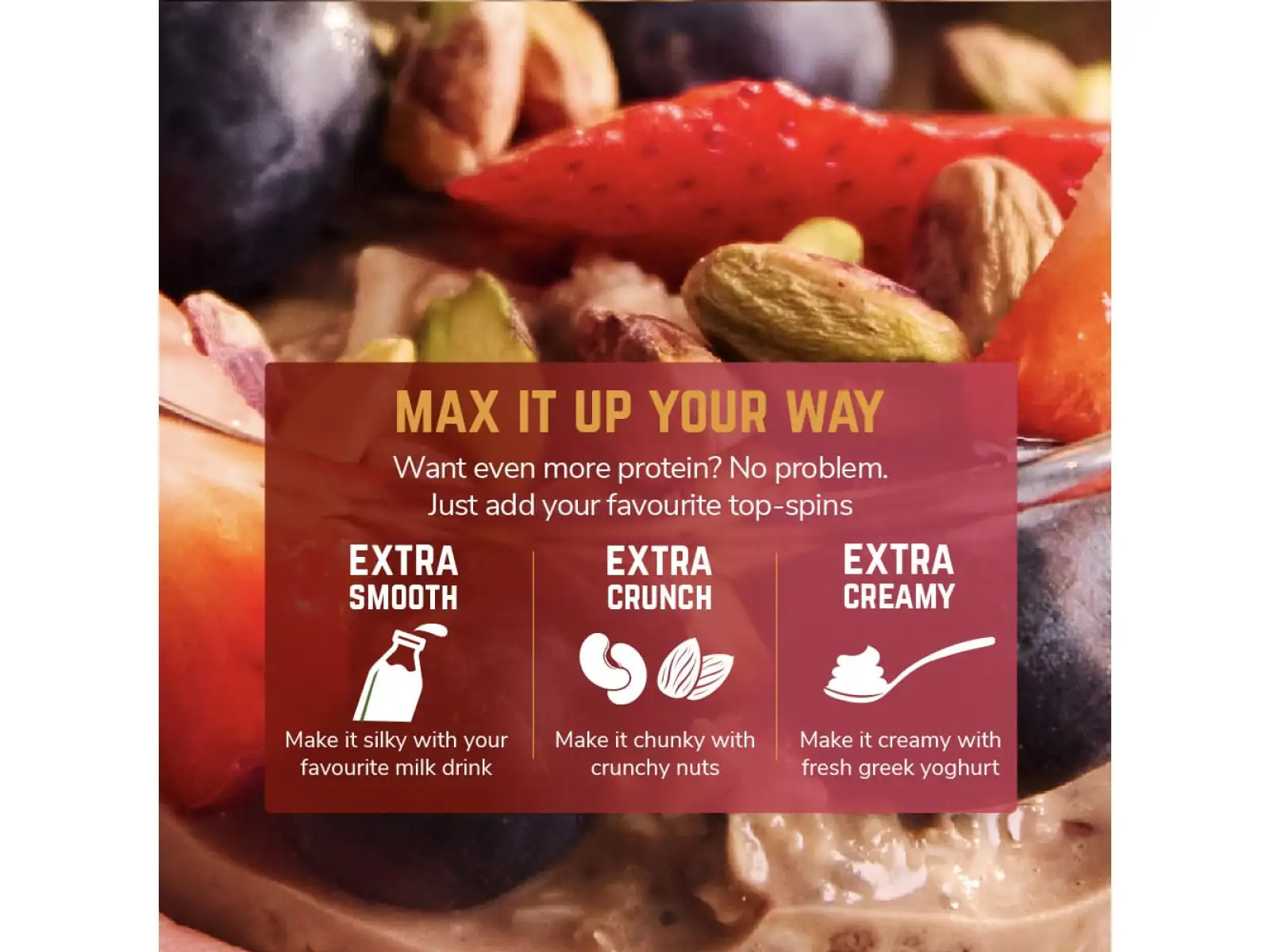Veloforte Overnight Oats owsianka truskawka & kokos