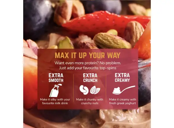 Veloforte Overnight Oats owsianka truskawka & kokos