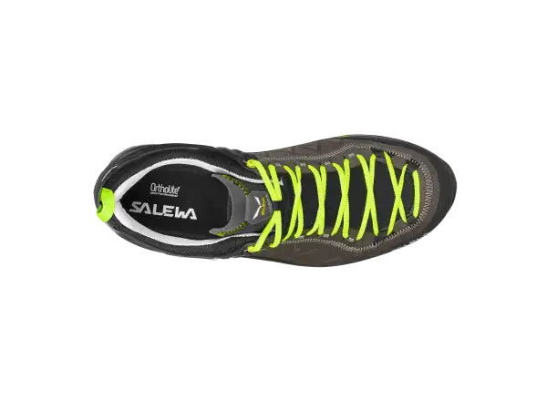 Salewa Mountain Trainer 2 Leather męskie buty Smoked/Fluo Green