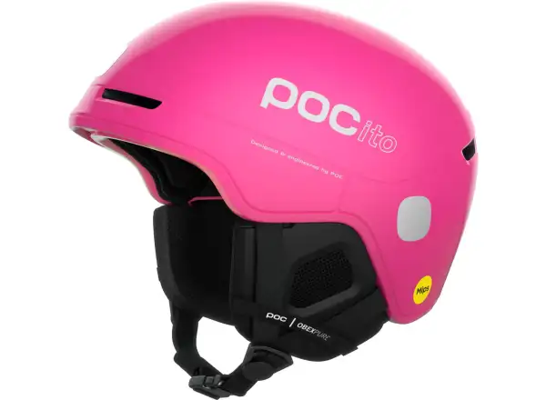 POC POCito Obex MIPS dziecięcy kask narciarski Fluorescent Pink