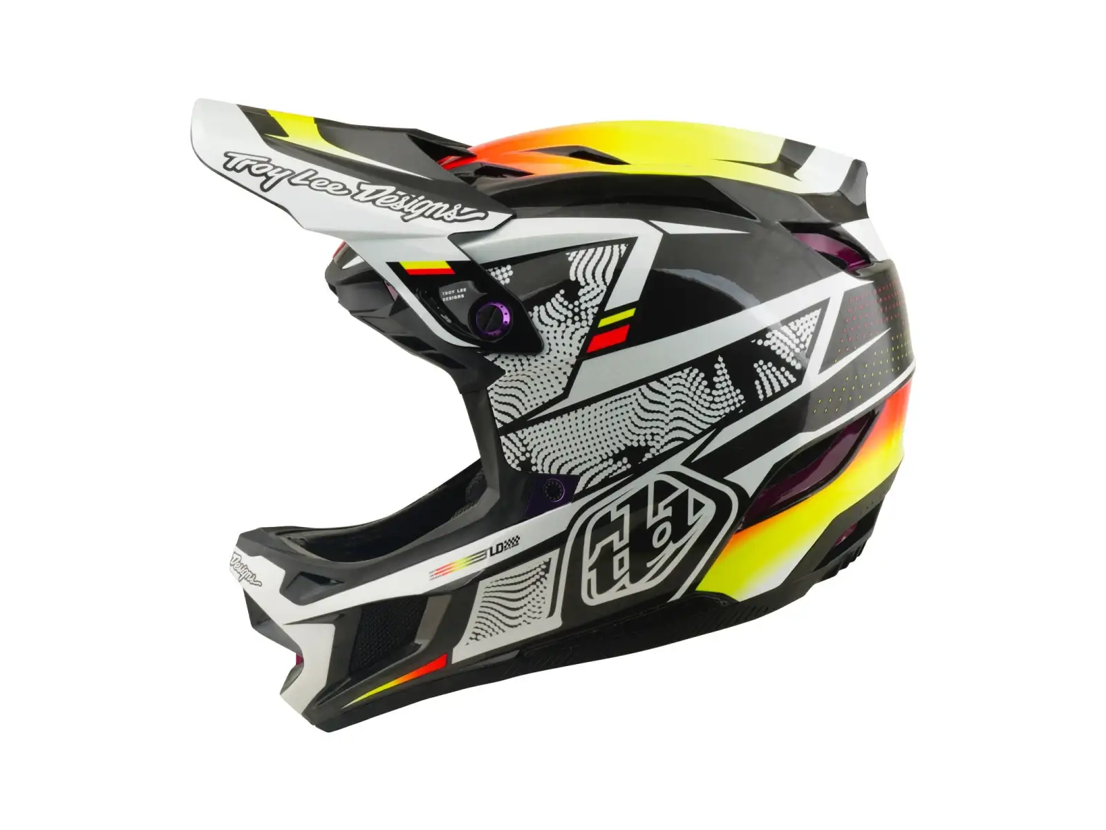 Troy Lee Designs D4 Carbon MIPS kask Lined up Black