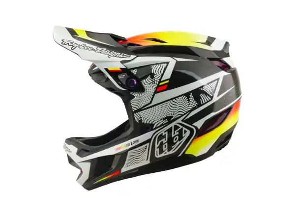 Troy Lee Designs D4 Carbon MIPS kask Lined up Black