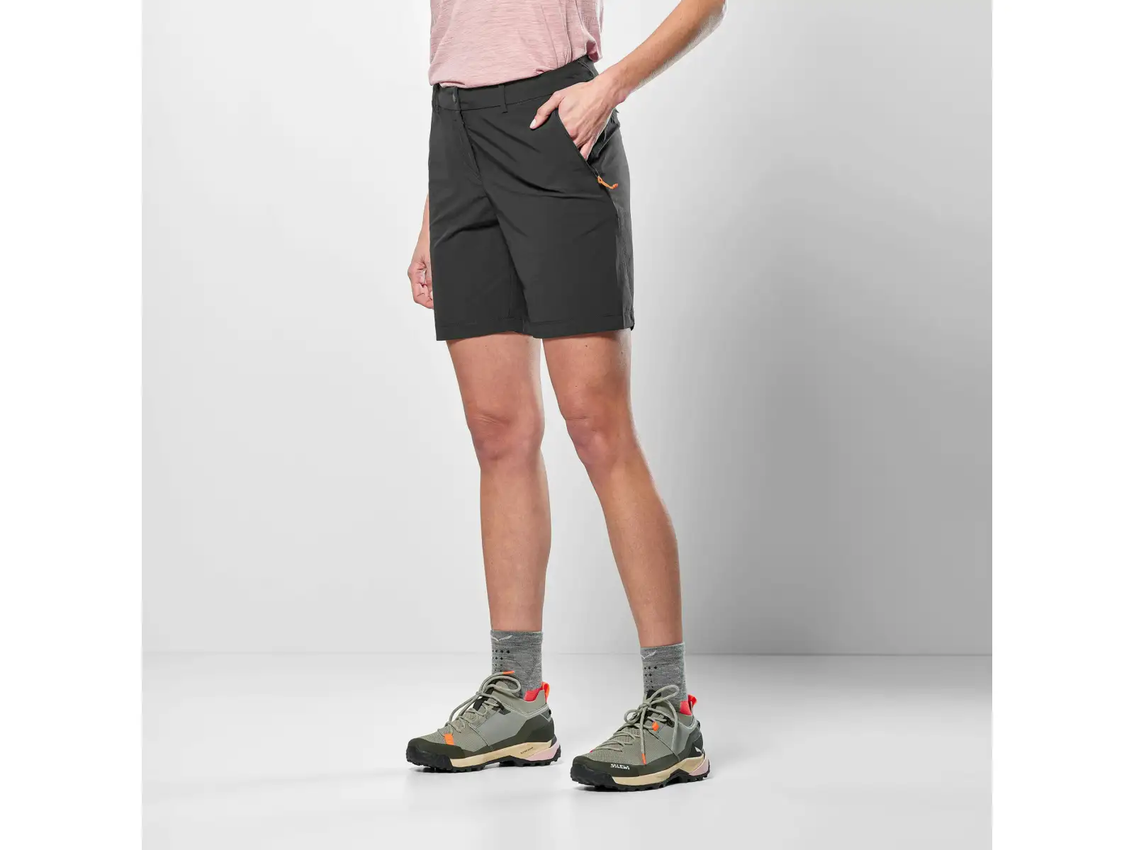 Salewa Puez Talvena Durastretch damskie spodenki Black Out